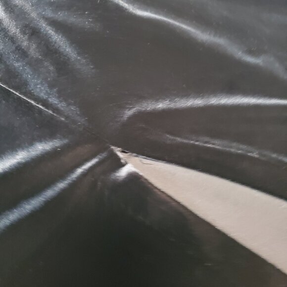 VTG Roberta Black Velvet Minimalist Goth Prom Witchy Maxi Slip Dress Women Small - Picture 6 of 7